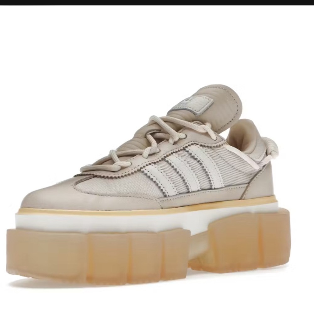 Adidas Ivy Park Super Sleek Platform Sneakers Beige